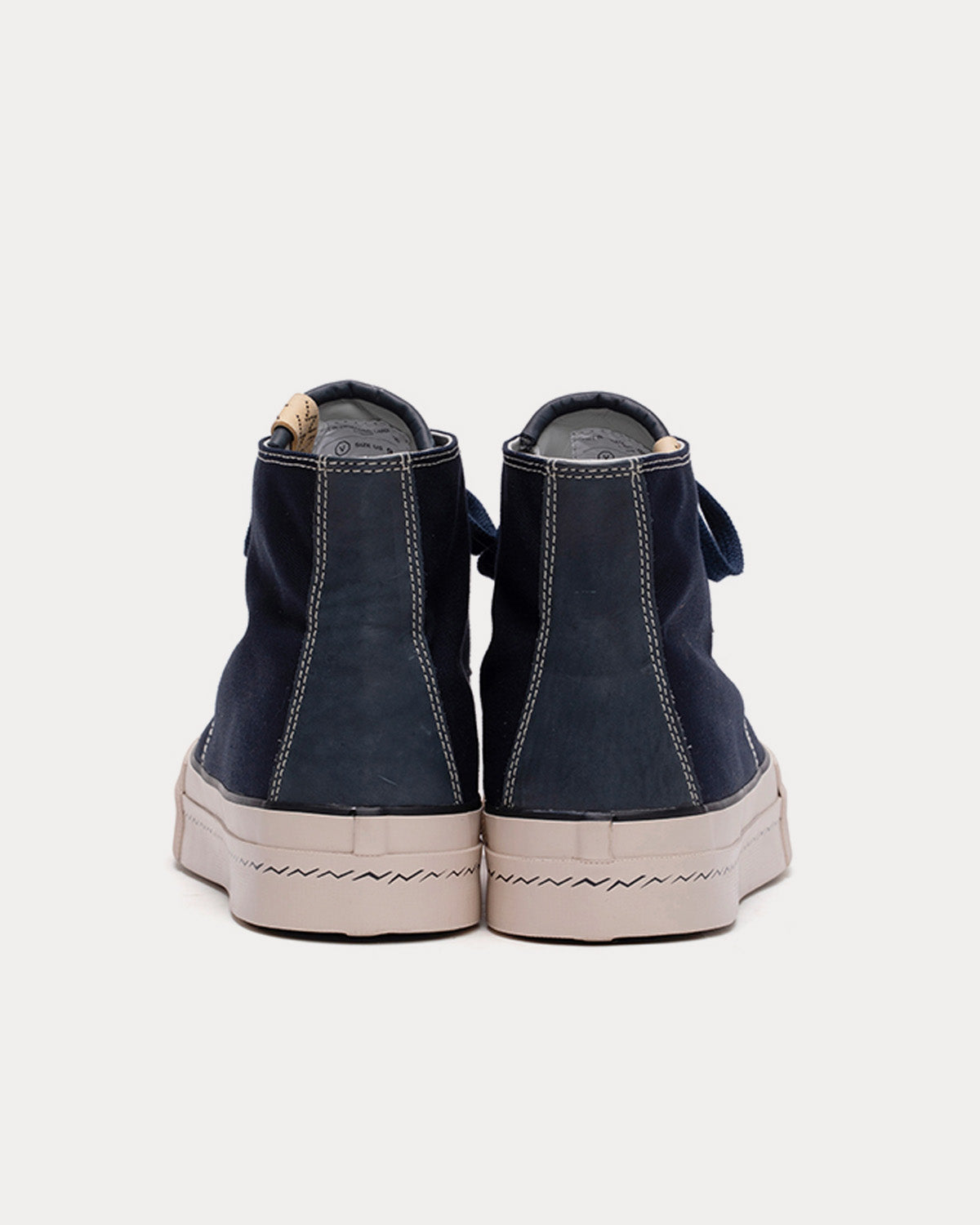 Visvim Skagway Hi Patten Navy High Top Sneakers - 3