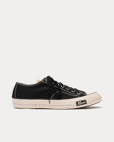 Visvim Skagway Lo Canvas Black Low Top Sneakers