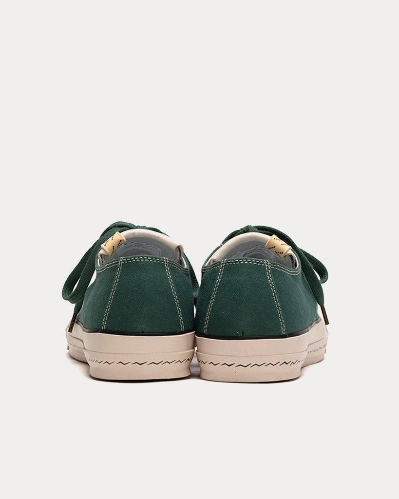 Visvim Skagway Lo Canvas Green Low Top Sneakers - Sneak in Peace