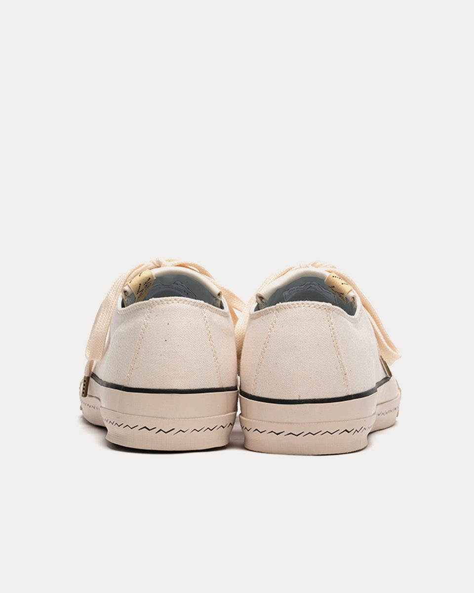 Visvim Skagway Lo Canvas Ivory Low Top Sneakers