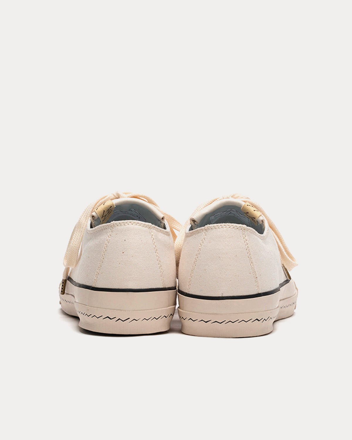 Visvim Skagway Lo Canvas Ivory Low Top Sneakers - 3