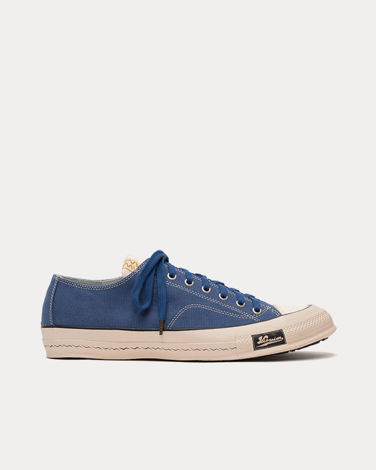 Visvim Skagway Lo Canvas Navy Low Top Sneakers - 1