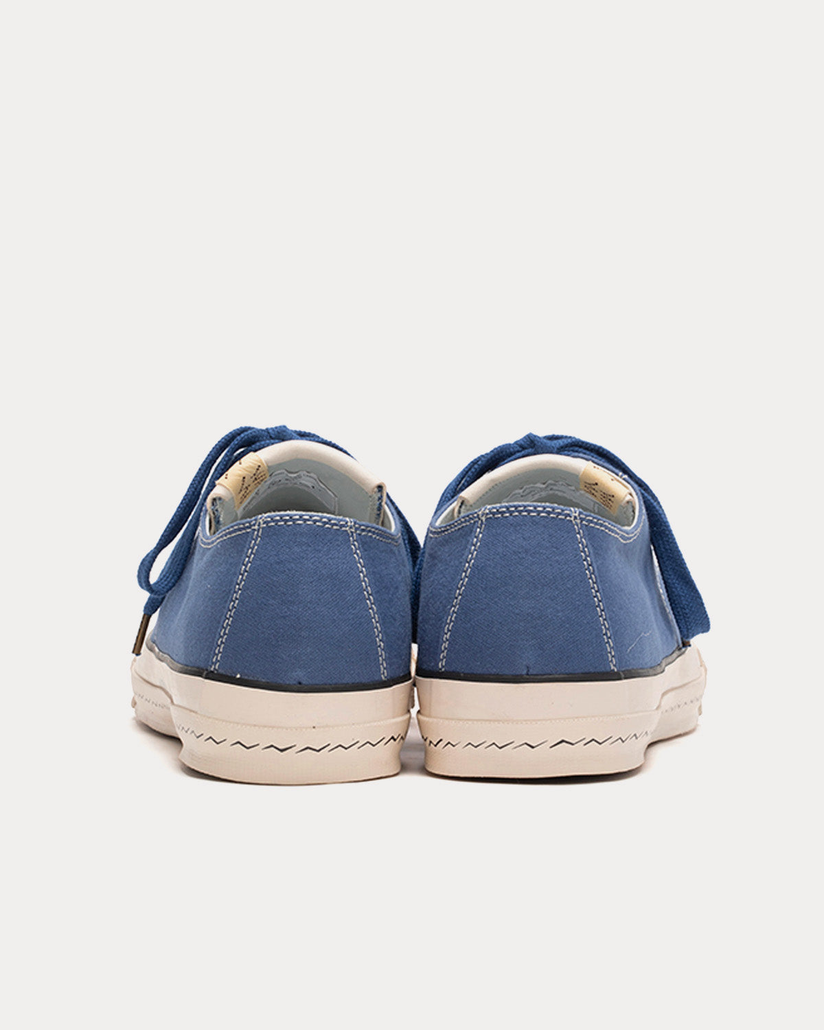 Visvim Skagway Lo Canvas Navy Low Top Sneakers - 4