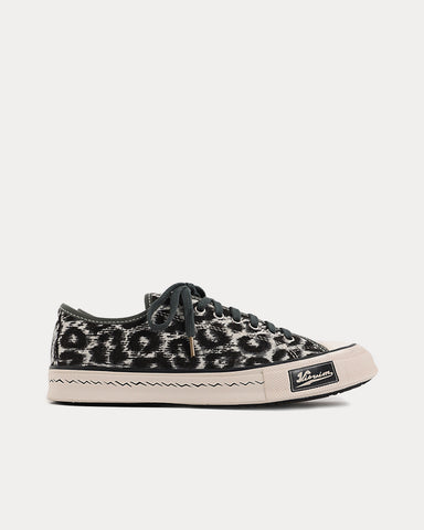 Visvim Skagway Lo Leopard Grey Low Top Sneakers