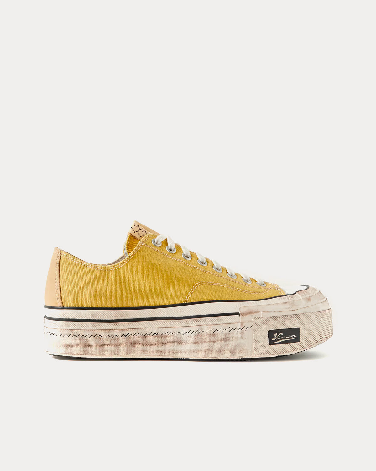 Visvim Skagway Lo G.Patten Yellow Low Top Sneakers - Sneak in Peace