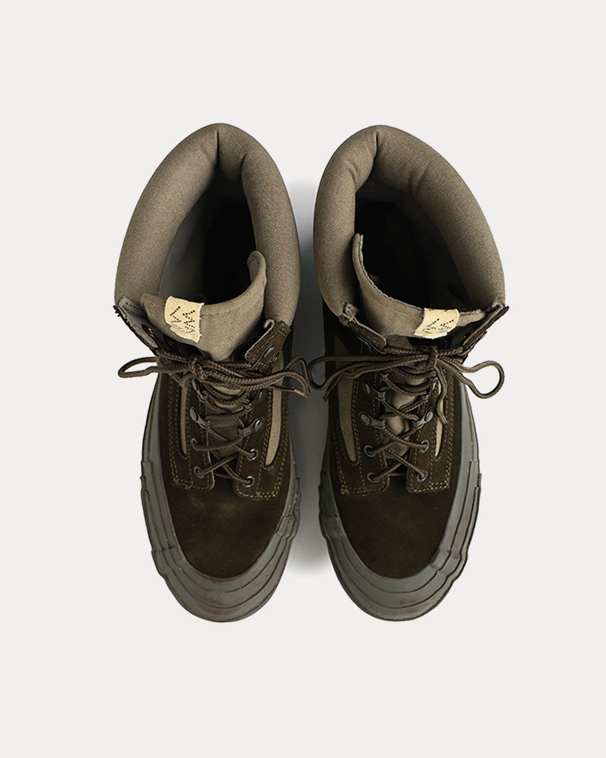 Visvim Tesota '91 Folk Olive High Top Sneakers - 2