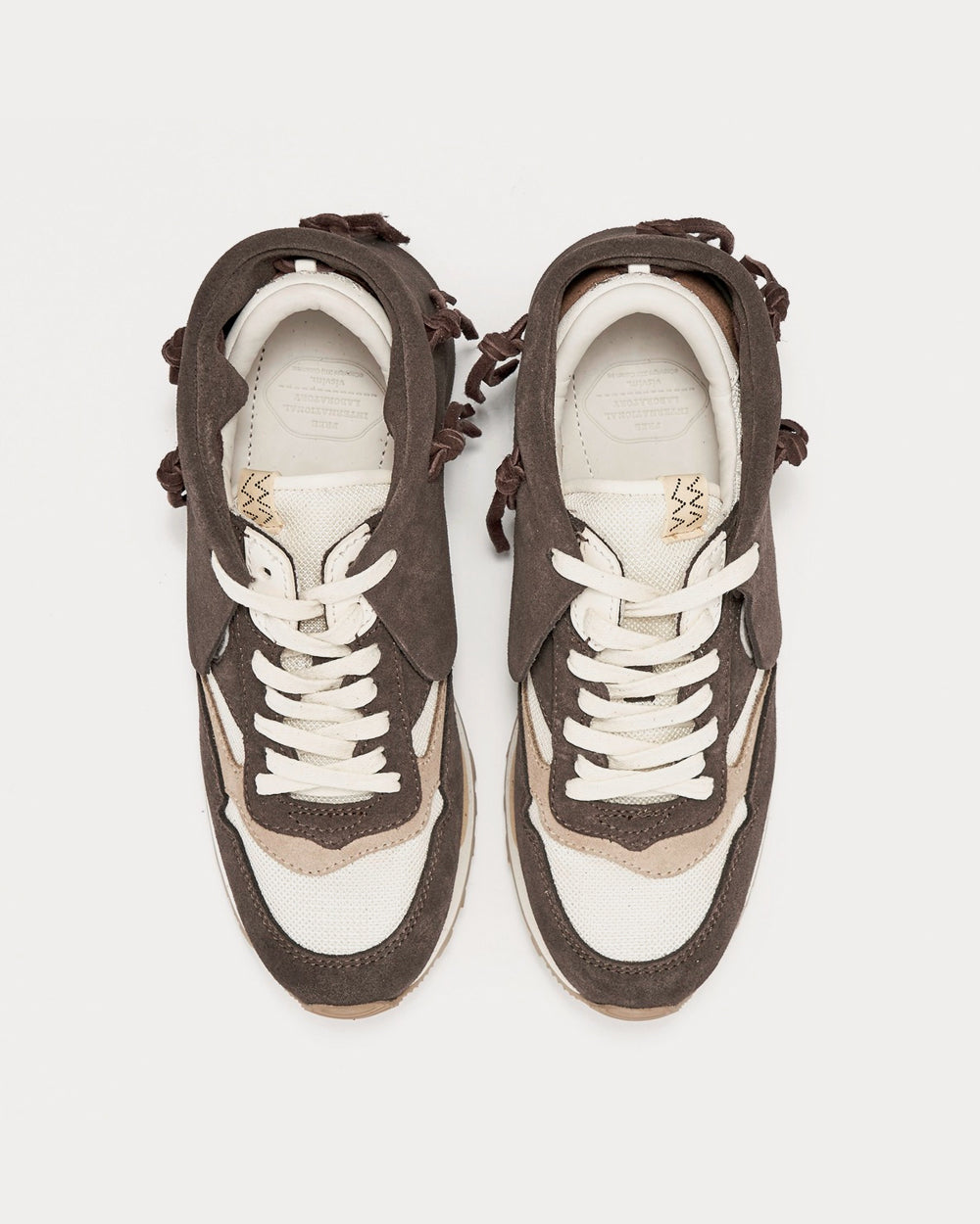 Visvim Roland Lhamo Jogger Brown Low Top Sneakers - 4