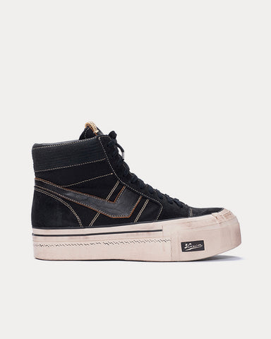 Visvim Zephyr Hi G.Patten Black High Top Sneakers