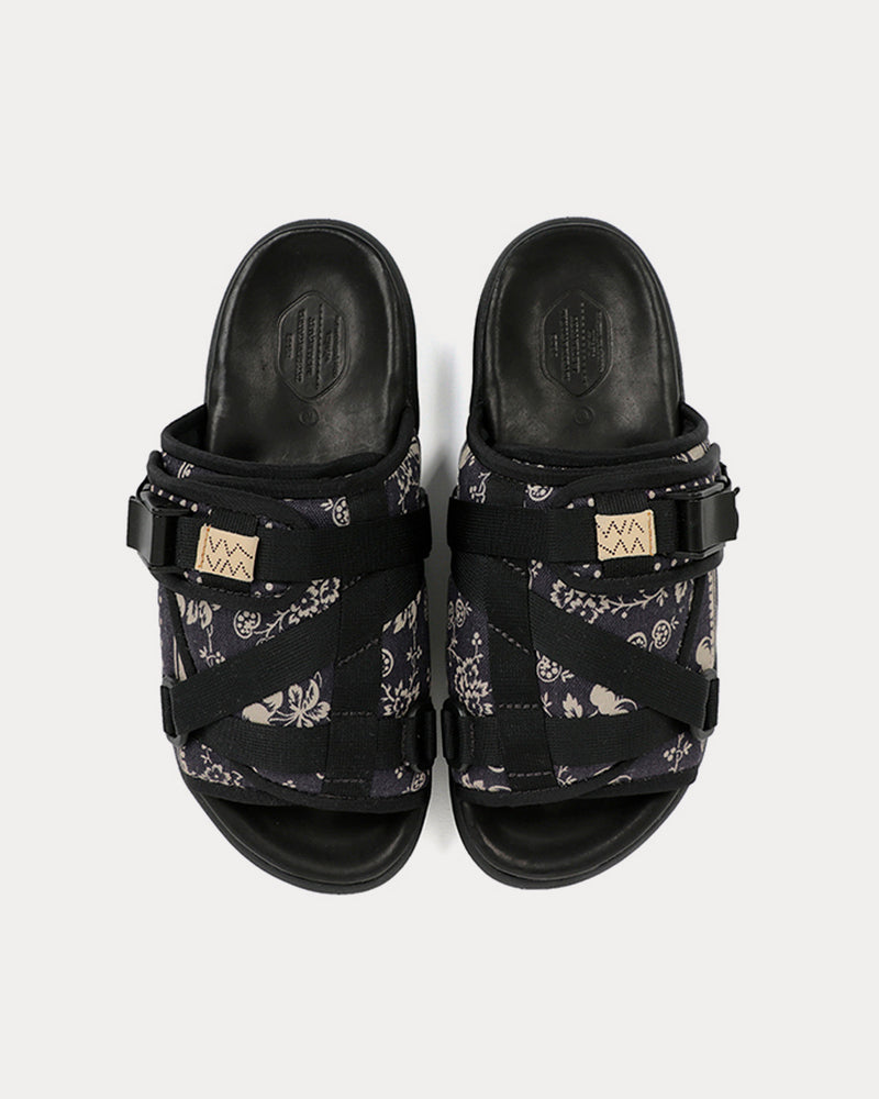 Visvim Christo Black Bandana Sandals - 2