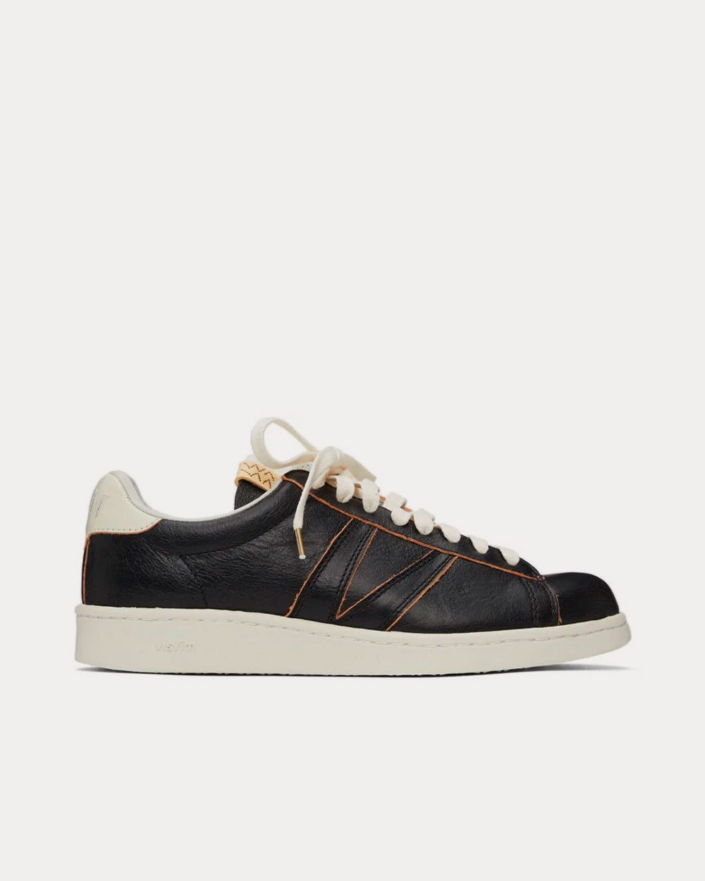 Visvim Corda-Folk Black Low Top Sneakers - 1