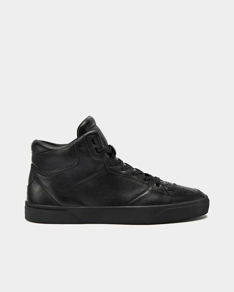 Vor 2B TIEFSCHWARZ Black High Top Sneakers - 1