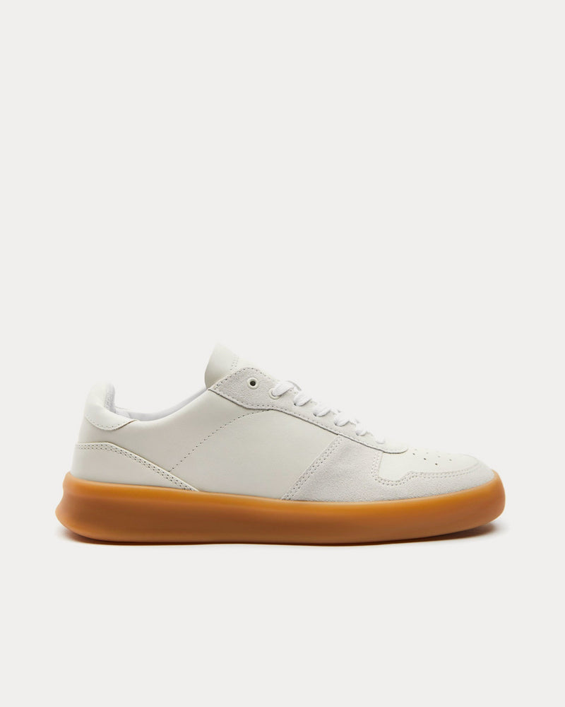 Vor 5A Safari-Kautschuk White Low Top Sneakers - 1