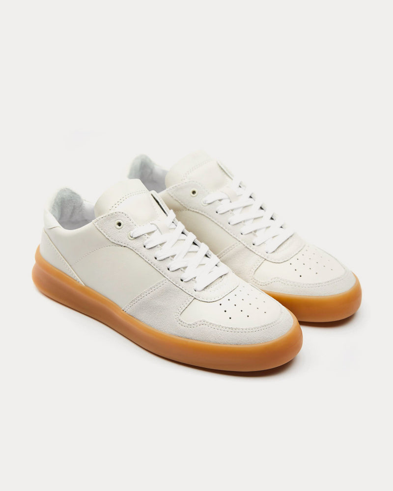 Vor 5A Safari-Kautschuk White Low Top Sneakers - 3