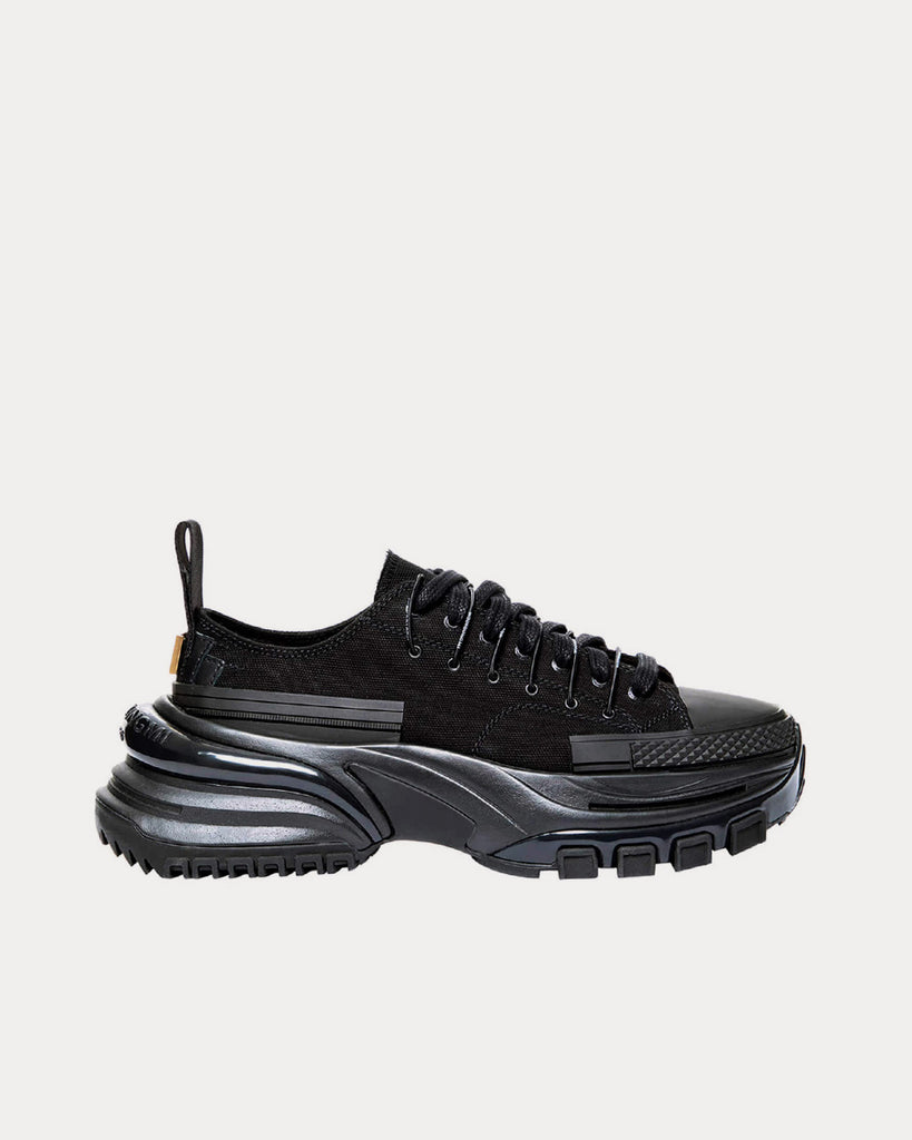 The Waterproof Nylon Lace Sneaker in Black – Shoes 'N' More