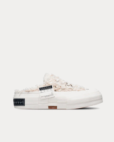 xVESSEL G.O.P. White / Gold Slip On Sneakers