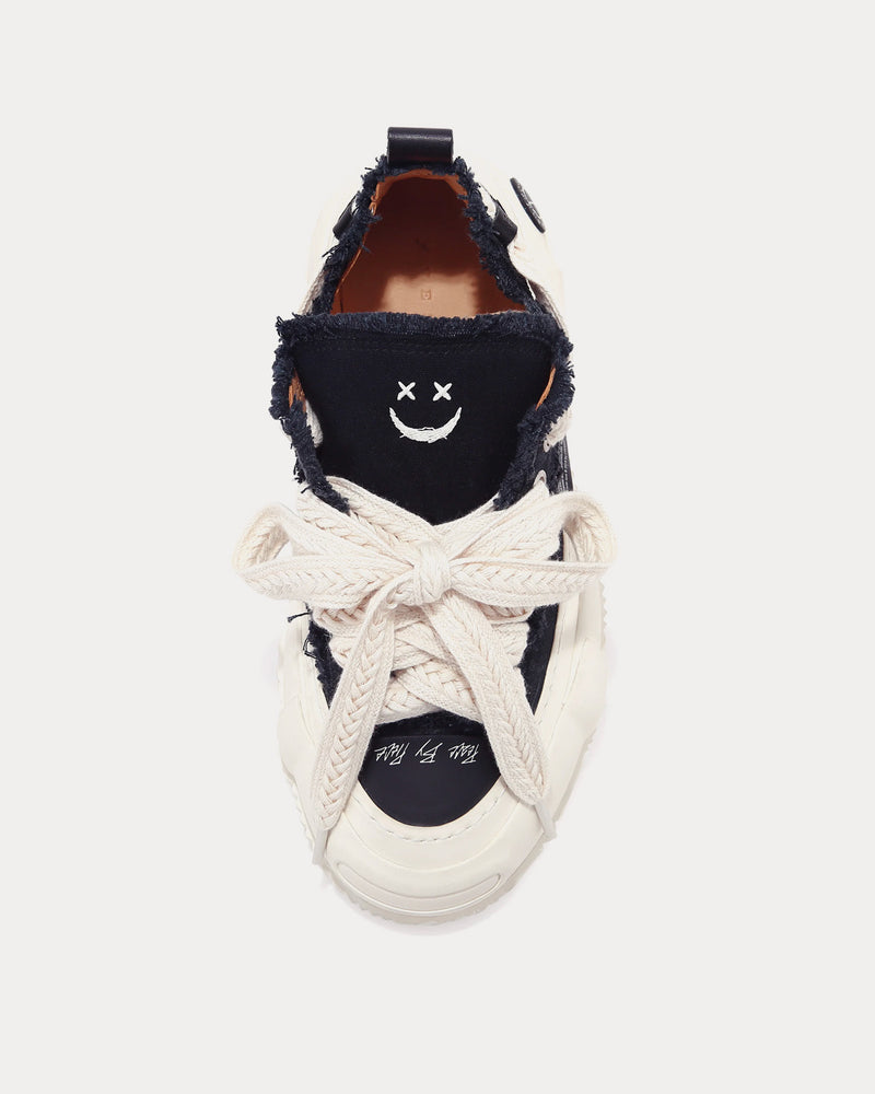 xVESSEL G.O.P. 2.0 Marshmallow Black / White Low Top Sneakers - 2