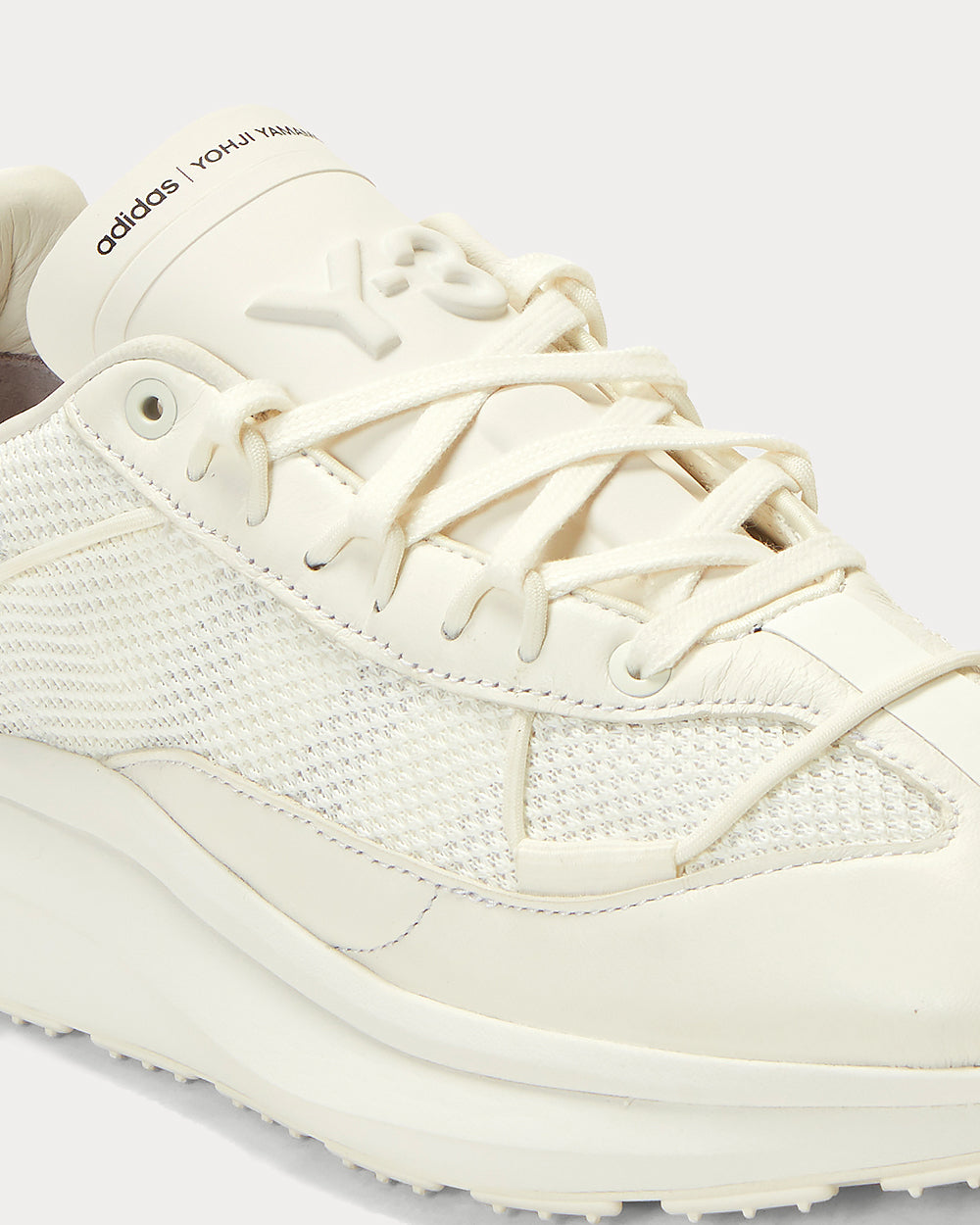 Y-3 Shiku Run White Low Top Sneakers - 5