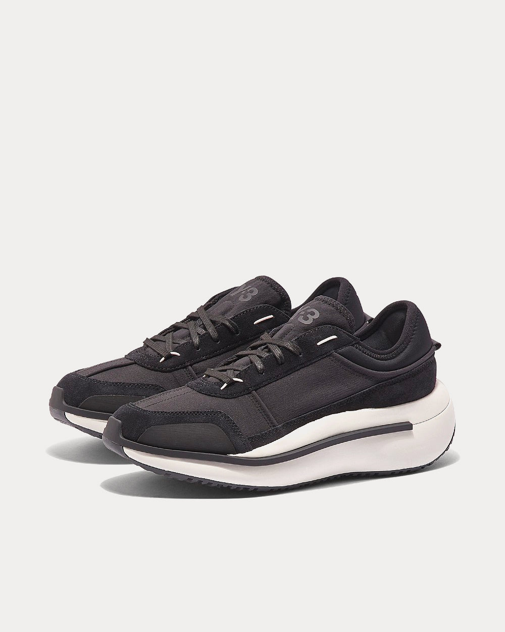 Y-3 Classic Run Black / Core White Low Top Sneakers - 2