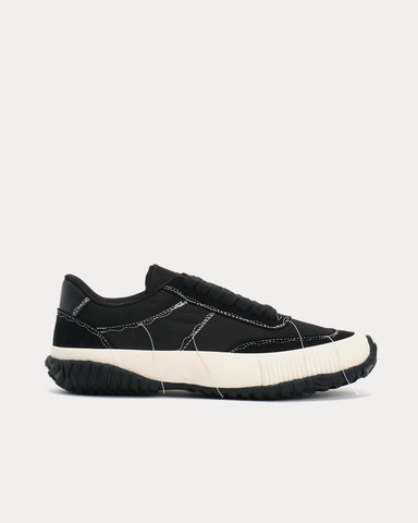 Yohji Yamamoto Y's Ox Rough Stitch Black / White Low Top Sneakers