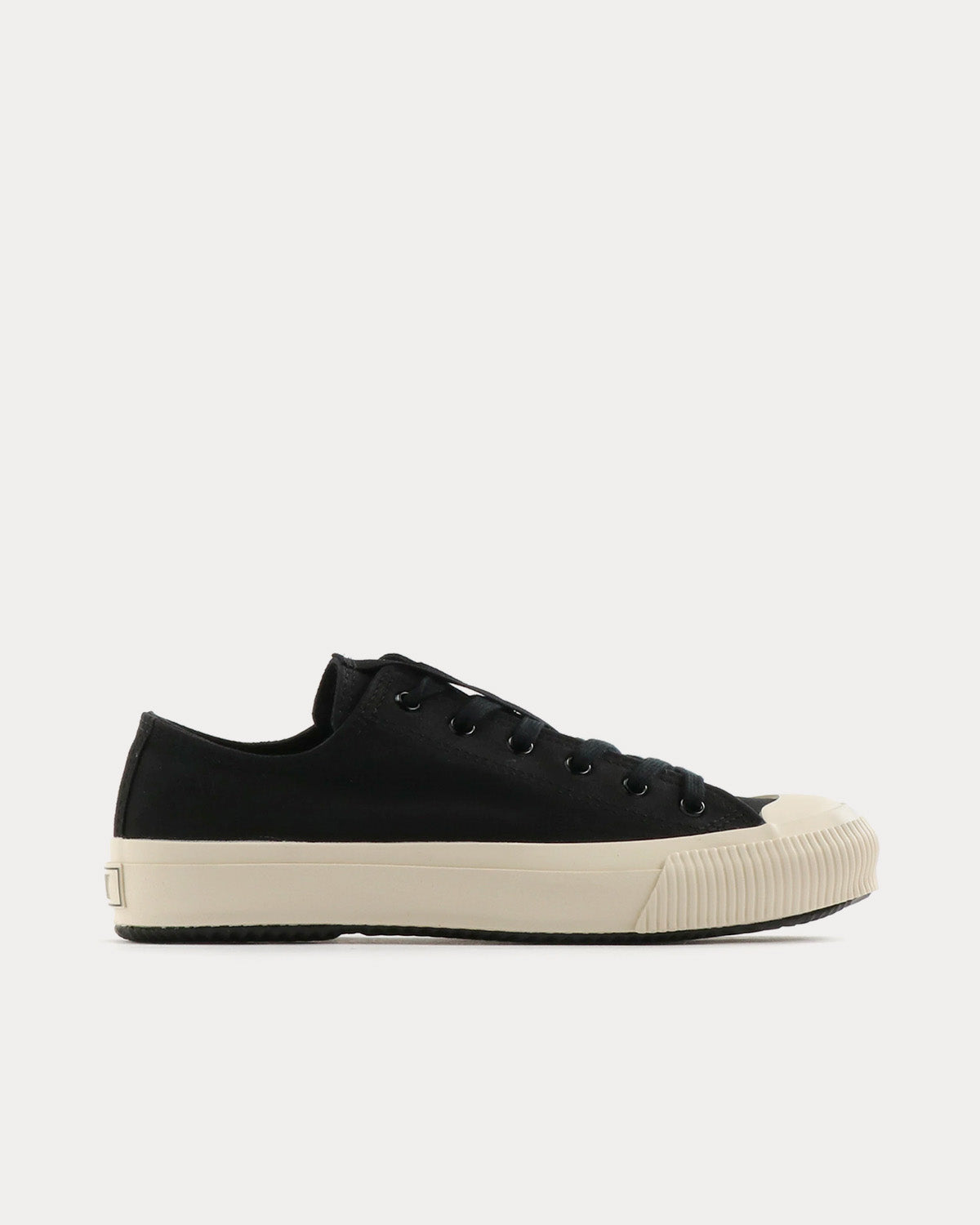 Yohji Yamamoto Y's Classic Cotton Canvas Black Low Top Sneakers - 1