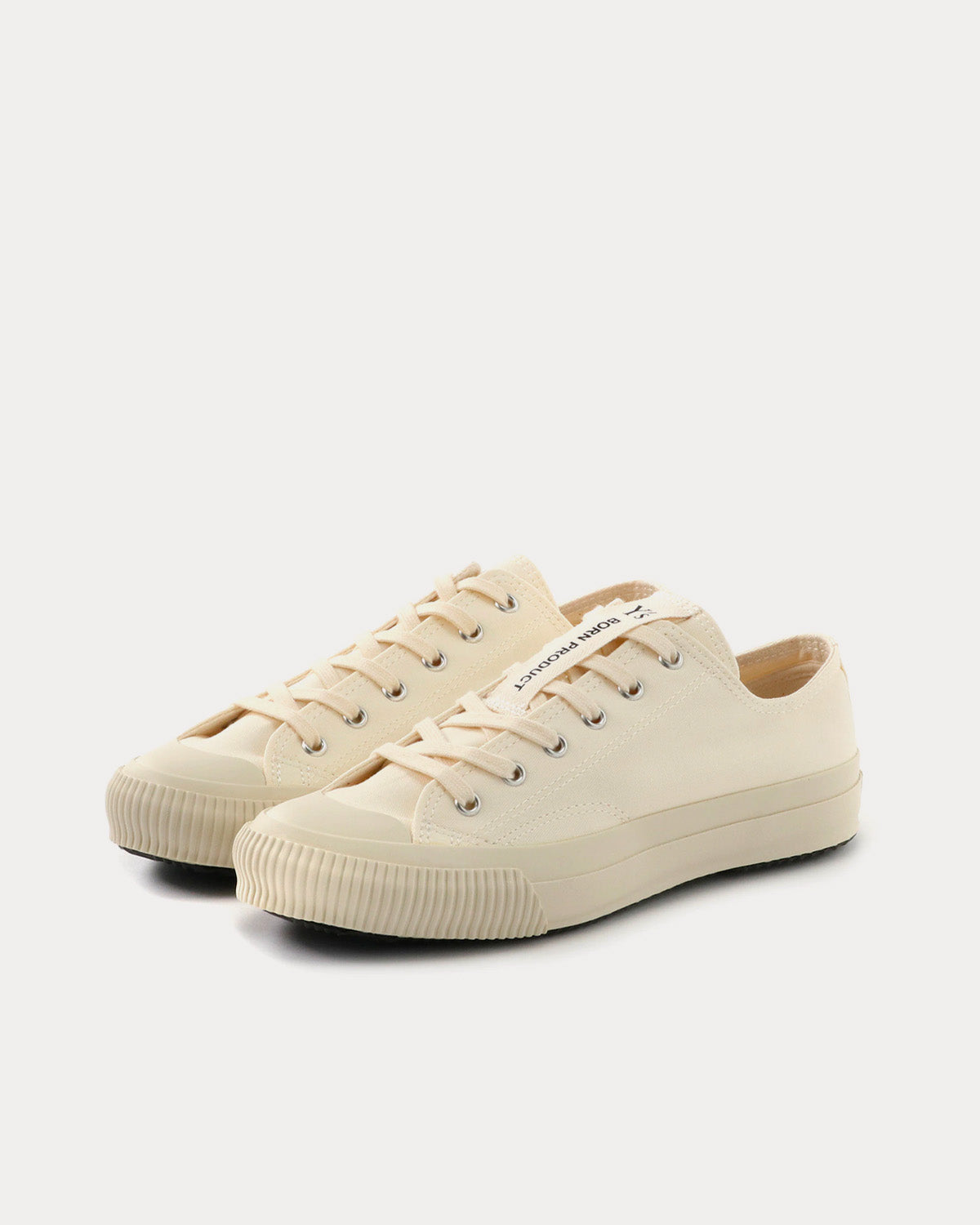 Yohji Yamamoto Y's Classic Cotton Canvas White Low Top Sneakers - 3