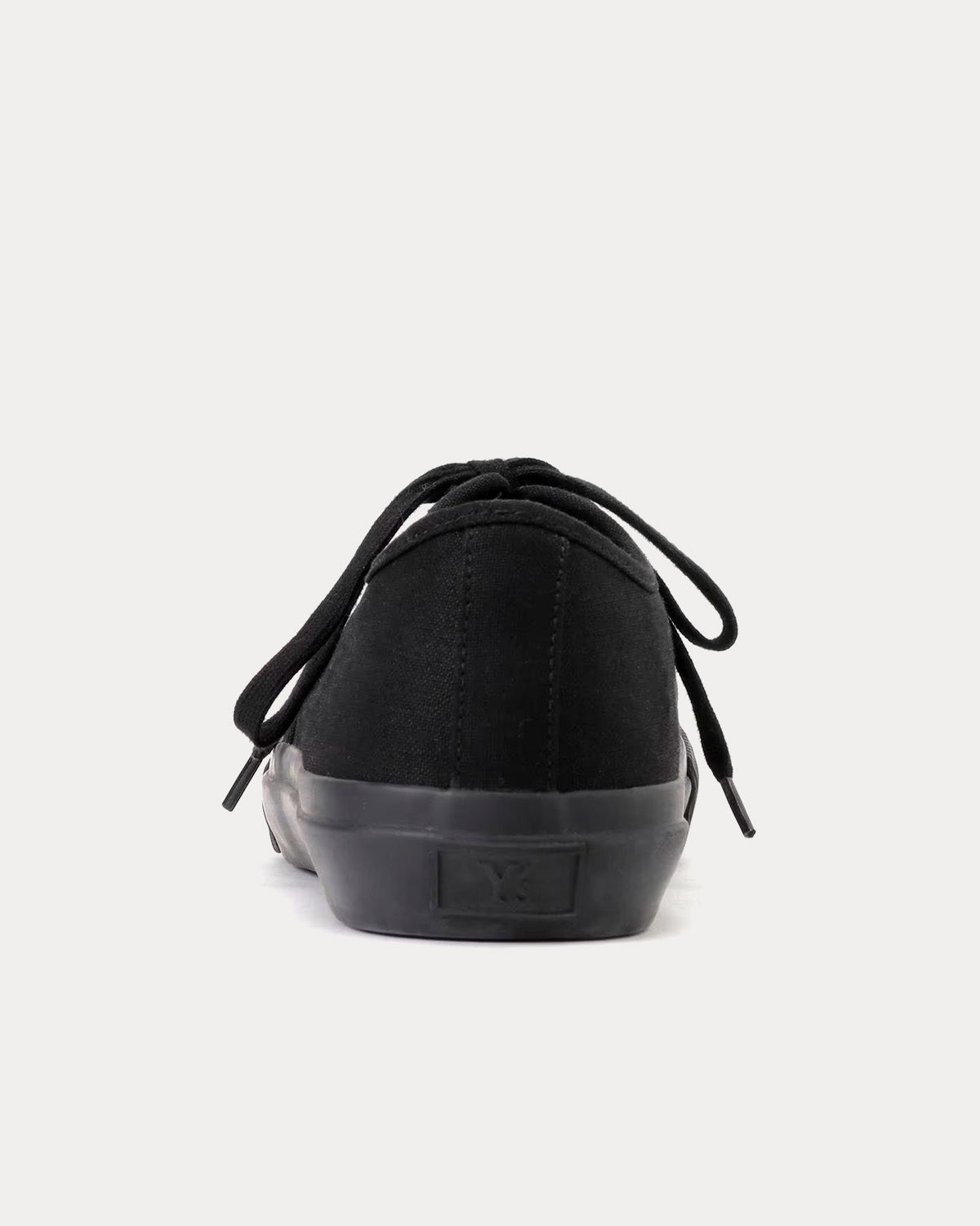 Yohji Yamamoto Y's No.9 Flat Canvas Black Low Top Sneakers - 3