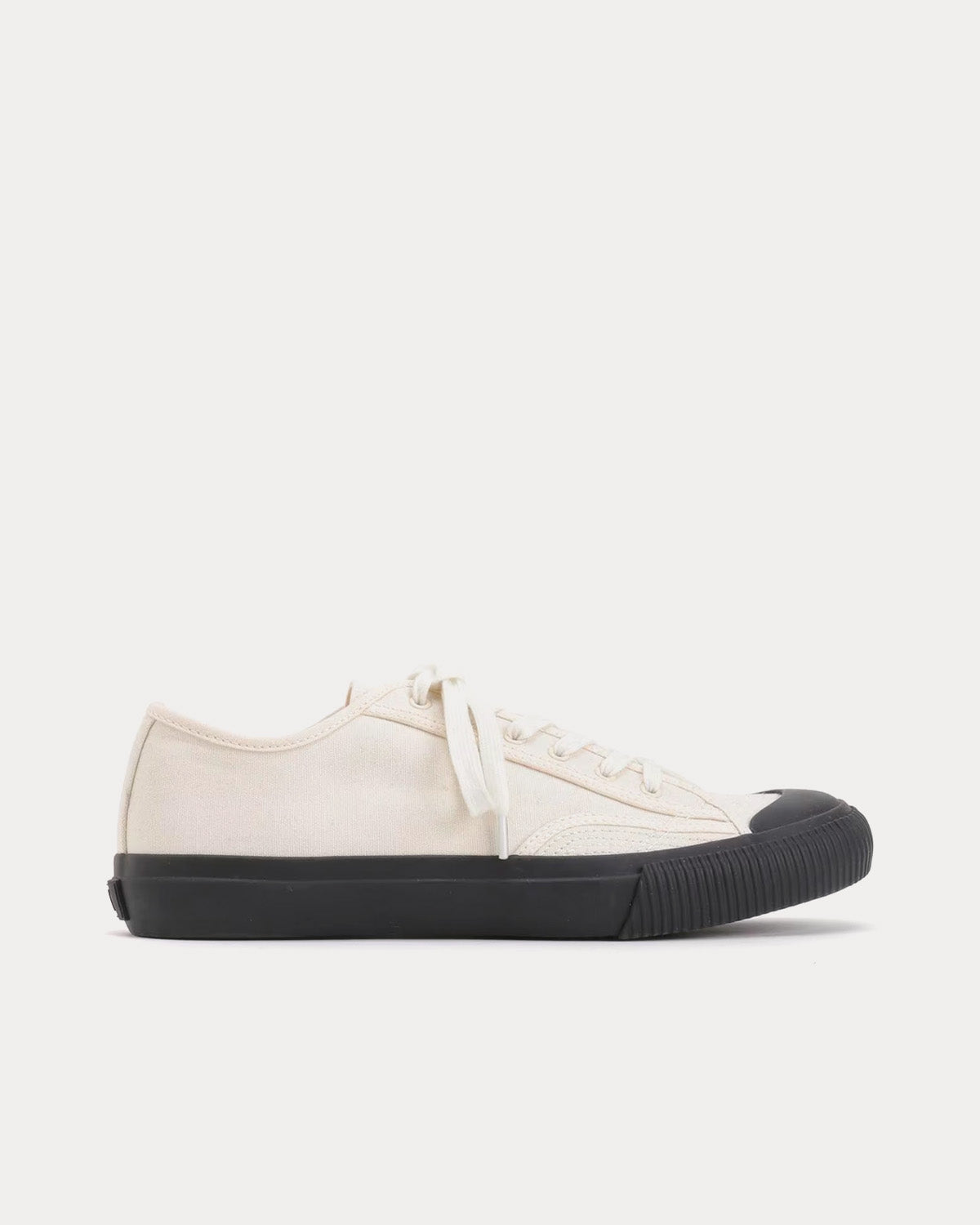 Yohji Yamamoto Y's No.9 Flat Canvas Off-White Low Top Sneakers - 1