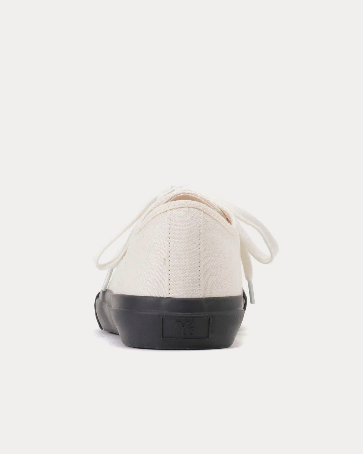 Yohji Yamamoto Y's No.9 Flat Canvas Off-White Low Top Sneakers - 3