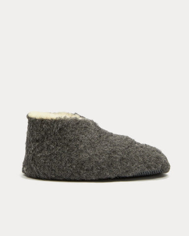 Yoko Wool Skipper Wool Boot Graphite Slip Ons