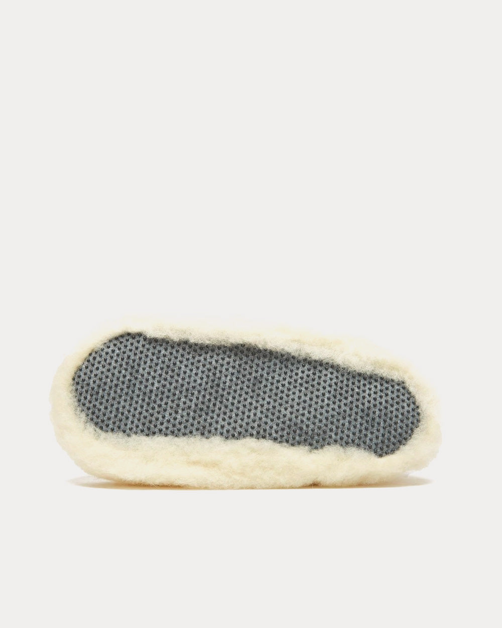 Yoko Wool Siberian Wool Beige Slip Ons - 3