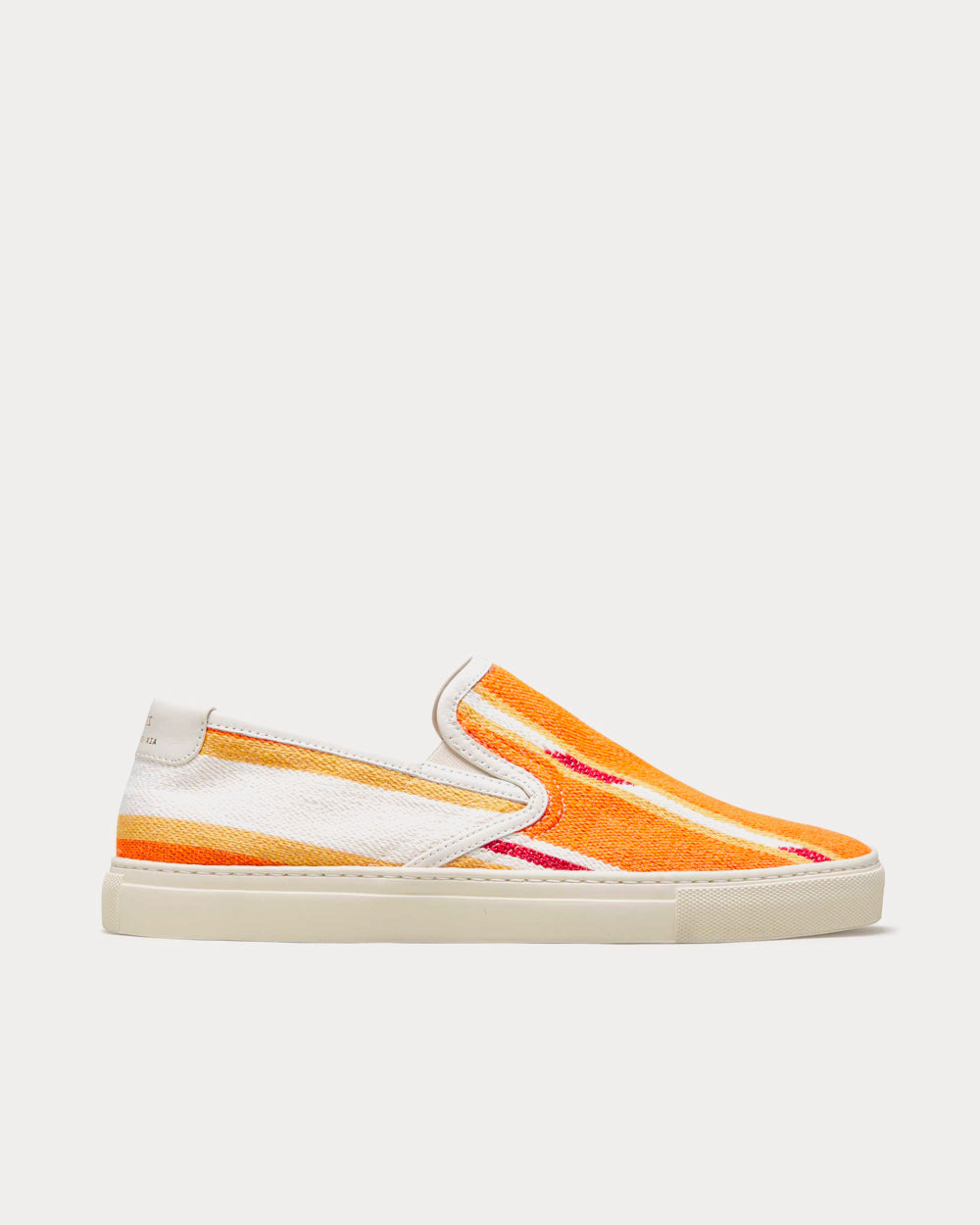 Zespa Textile Fantaisie Kilim Orange Slip On Sneakers - 1