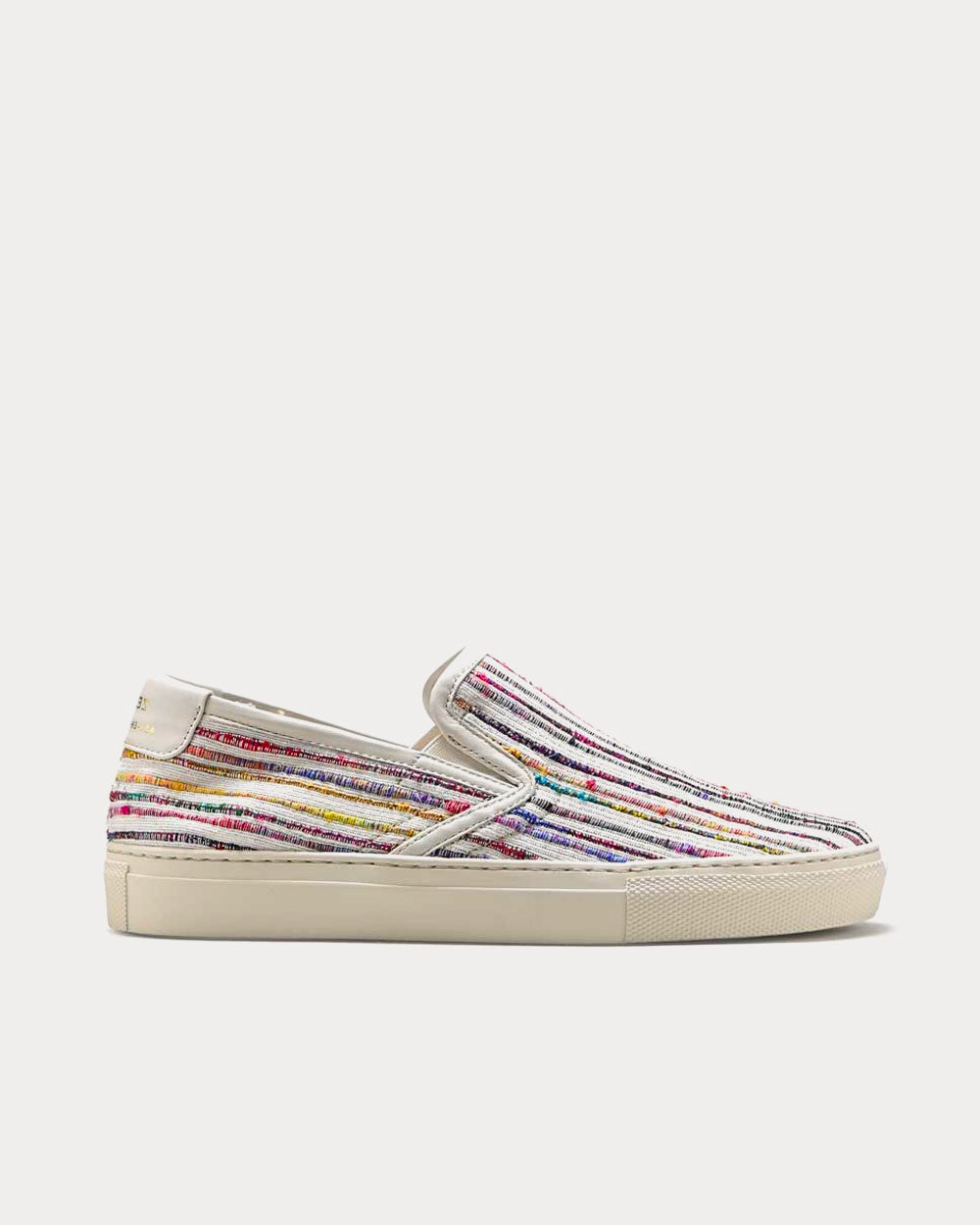 Sneakers with rainbow on sale stripes