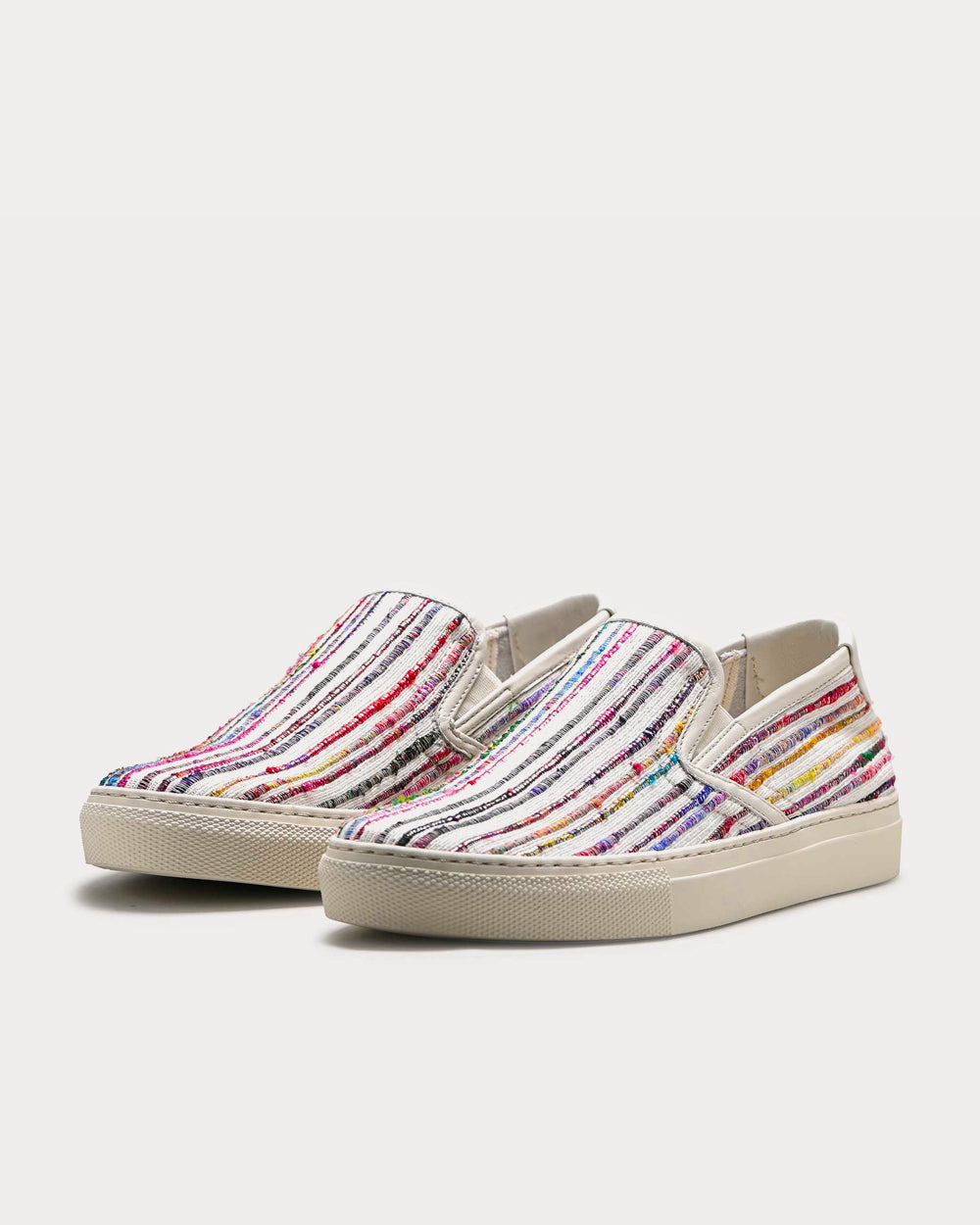 Zespa Textile Fantaisie Rainbow Slip On Sneakers - 2