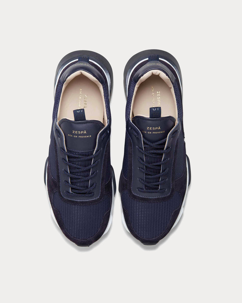 Zespa Zsp7x Navy Low Top Sneakers - 4